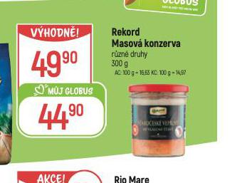 REKORD MASOV KONZERVA