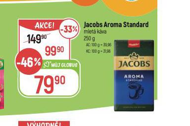 JACOBS AROMA STANDARD MLET KVA