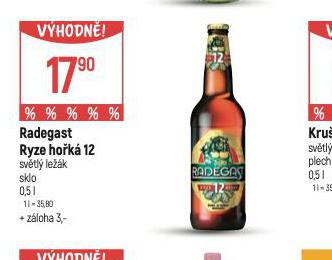 PIVO RADEGAST RYZE HOK 12