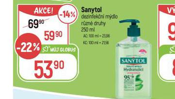 SANYTOL DEZINFEKN MDLO