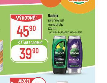 RADOX SPRCHOV GEL