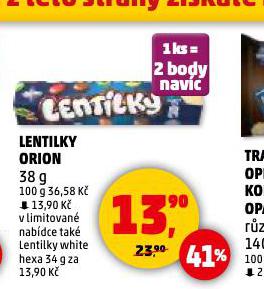 LENTILKY ORION