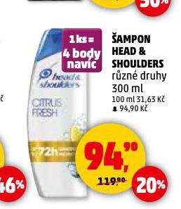 HEAD & SHOULDERS AMPON NA VLASY
