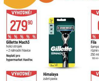 GILLETTE MACH 3 HOLIC STROJEK