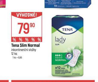 TENA SLIM NORMAL INKONTINENN VLOKY