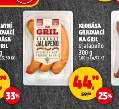 KLOBSA GRILOVAC NA GRIL