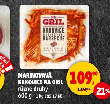 MARINOVAN KRKOVICE NA GRIL