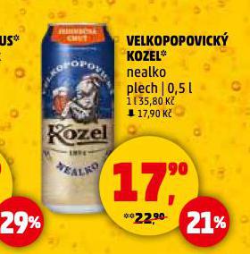 PIVO VELKOPOPOVICK KOZEL NEALKO