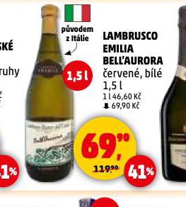 LAMBRUSCO EMILIA BELL'AURORA
