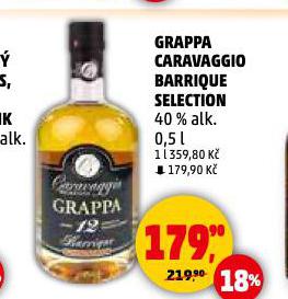 GRAPPA CARAVAGGIO BARRIQUE SELECTION