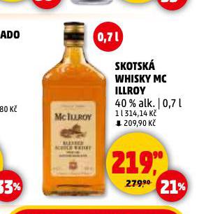 SKOTSK WHISKY MC ILLROY