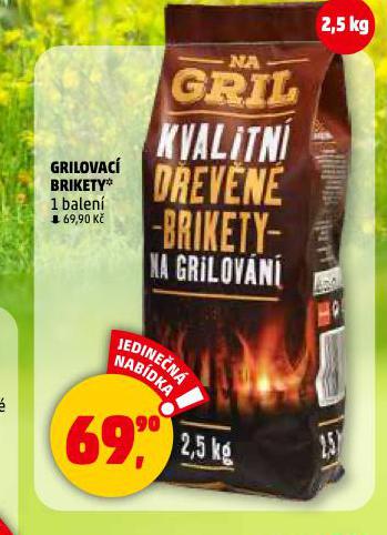 GRILOVAC BRIKETY