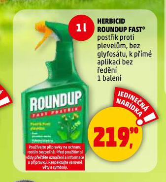 HERBICID ROUNDUP FAST