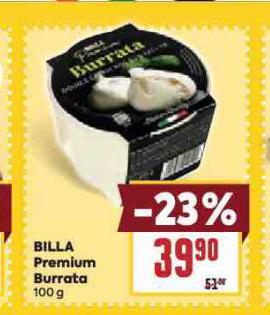 BILLA PREMIUM BURRATA
