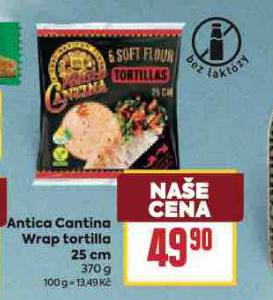 ANTICA CANTINA WRAP TORTILLA 25 CM