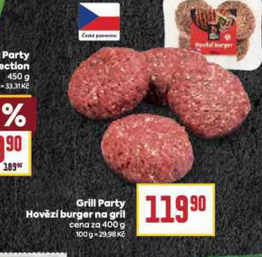 GRILL PARTY HOVZ BURGER NA GRIL