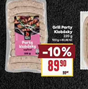 GRILL PARTY KLOBSKY