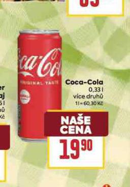 COCA COLA 0,33L