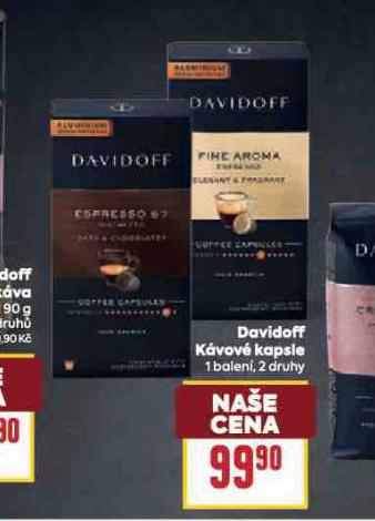 DAVIDOFF KVOV KAPSLE