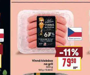 VINN KLOBSA NA GRIL