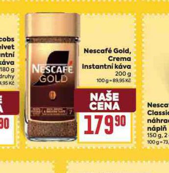 NESCAF GOLD, CREMA INSTANTN KVA