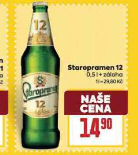 PIVO STAROPRAMEN 12