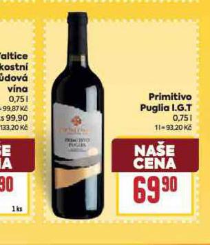 PRIMITIVO PUGLIA I.G.T.