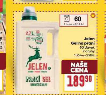 JELEN GEL NA PRAN