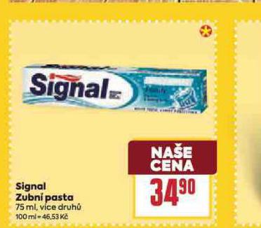SIGNAL ZUBN PASTA