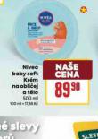 NIVEA BABY SOFT KRM NA OBLIEJ A TLO