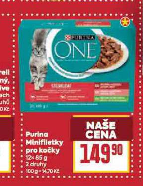 PURINA MINIFILETKY PRO KOKY