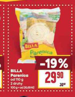 BILLA PARENICA