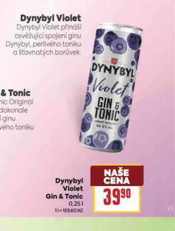 DYNYBYL VIOLET GIN & TONIC