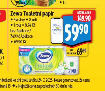 ZEWA DELUXE TOALETN PAPR