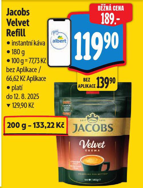 JACOBS VELVET REFILL