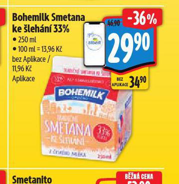 BOHEMILK SMETANA KE LEHN 33%