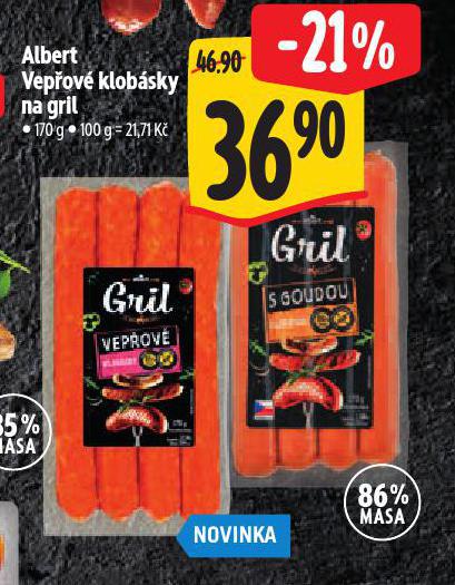 VEPOV KLOBSKY NA GRIL