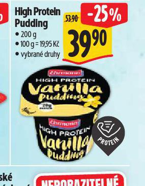 HIGH PROTEIN PUDDING