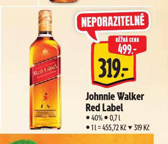 JOHNNIE WALKER RED LABEL