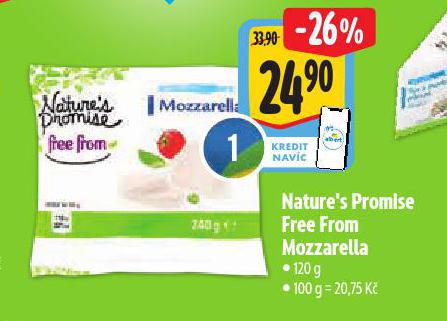 FREE FROM MOZZARELLA