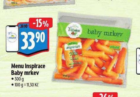MENU INSPIRACE BABY MRKEV