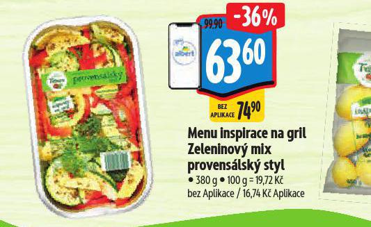 MENU INSPIRACE NA GRIL ZELENINOV MIX PROVENSLSK STYL