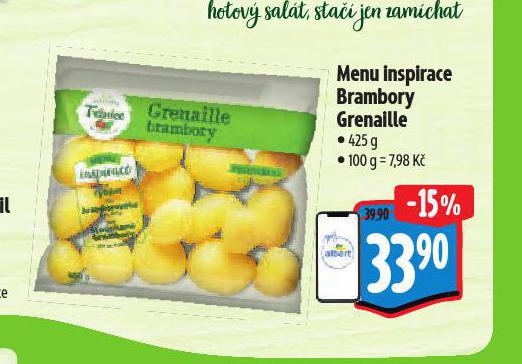 MENU INSPIRACE BRAMBORY GRENALLE
