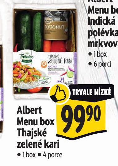 ALBERT MENU BOX THAJSK ZELEN KARI