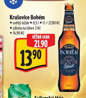 PIVO KRUOVICE BOHM