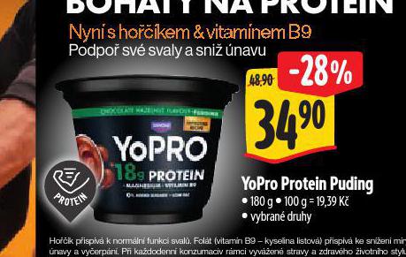 YOPRO PROTEIN PUDING