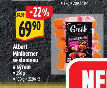 MINIBERNER SE SLANINOU A SREM