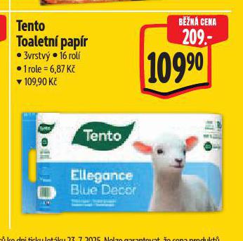 TENTO TOALETN PAPR
