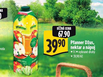 PFANNER DUS, NEKTAR A NPOJ