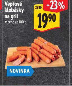 VEPOV KLOBSKY NA GRIL